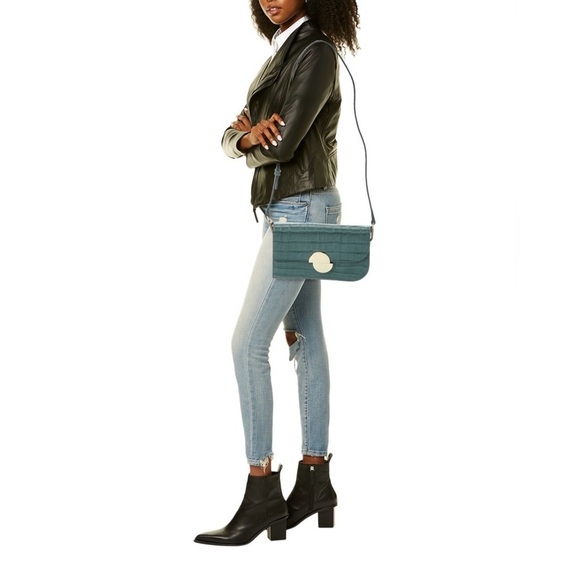 NEW Jason Wu Croc-Embossed Leather Bag - Picture 2 of 5